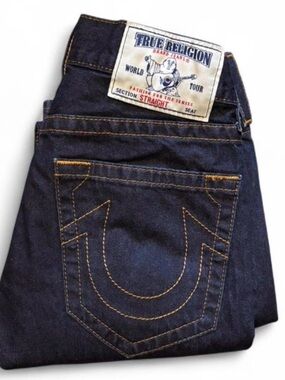 True Religion Men's Straight Jeans 29x33"